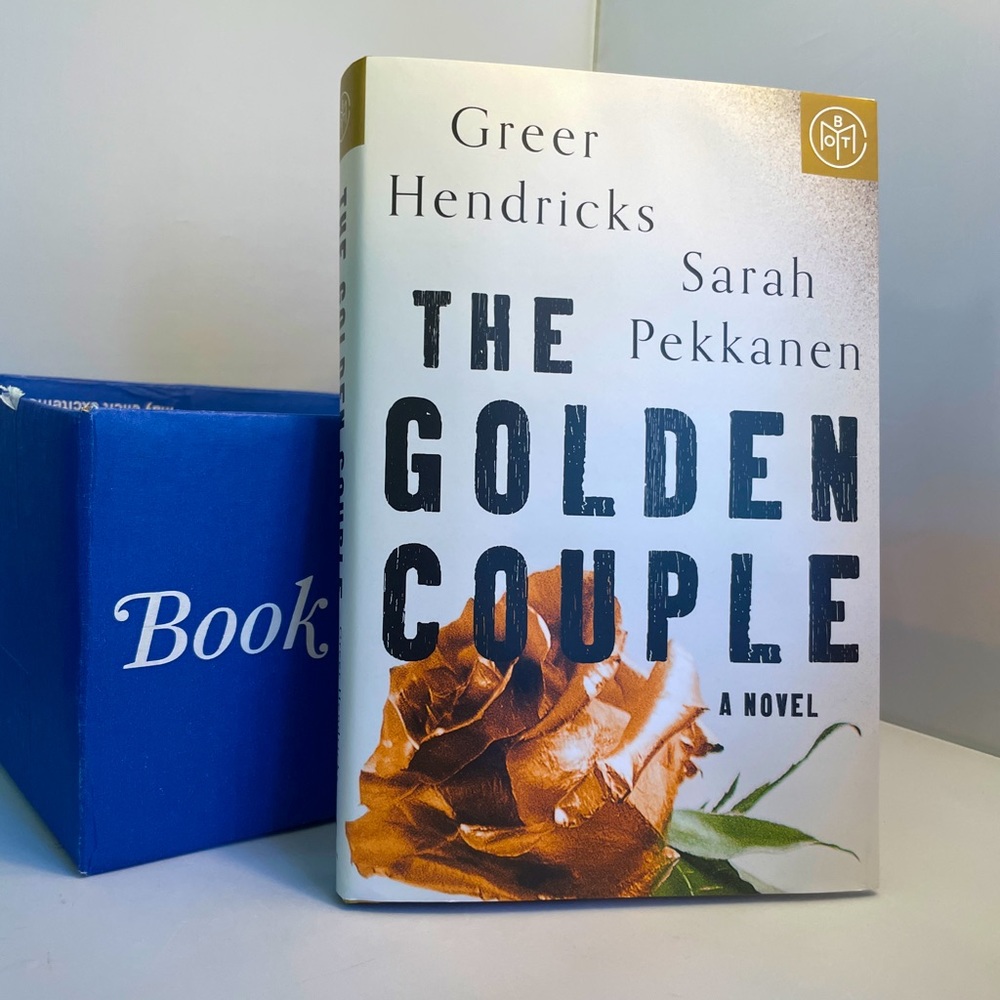 BOTM The Golden Couple by Greer‎ Hendricks and Sarah Pekkanen Hardback Book